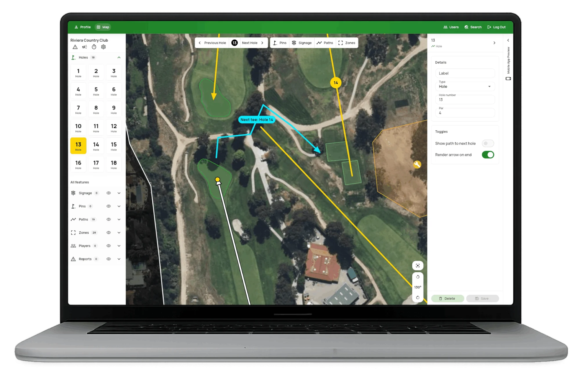 Pin Masters Course Dashboard